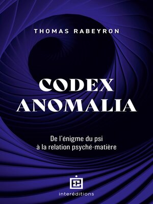 cover image of Codex Anomalia